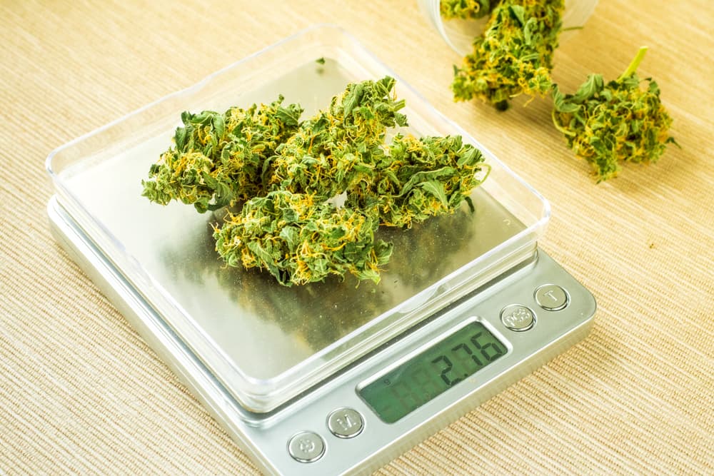 Different weed weight and measurements