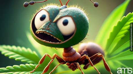Are ants bad for weed plants?