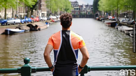 Swimming High in the Canals of Amsterdam
