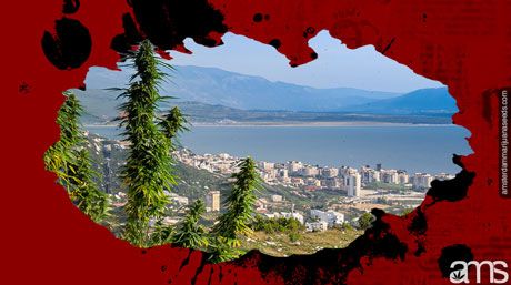 The hills of Tirana in Albania